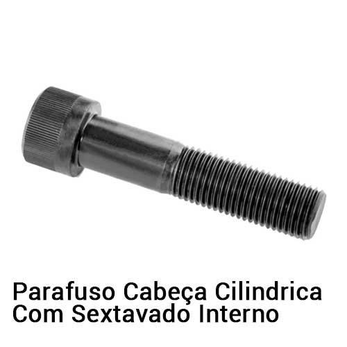 Parafuso cabeca cilindrica com sextavado interno