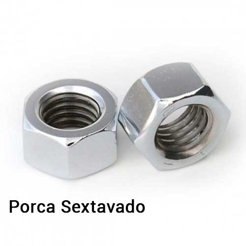 Porca sextavado